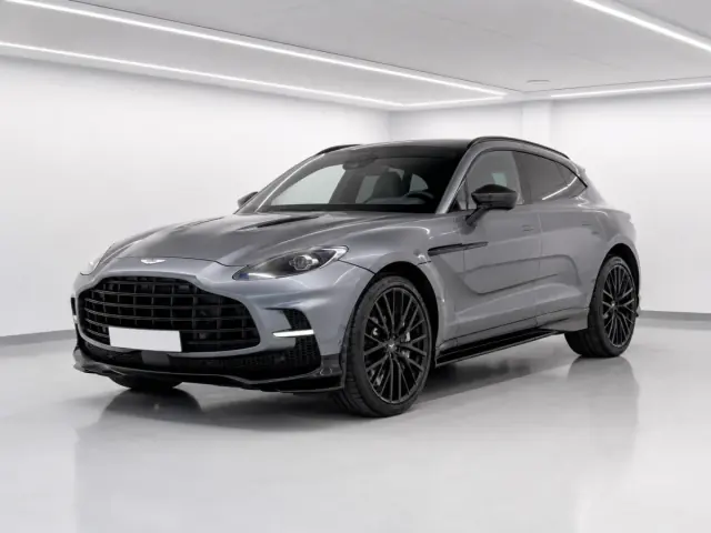 2026 Aston Martin DBX707 707 photographed from the front-left in the K-CARS showroom