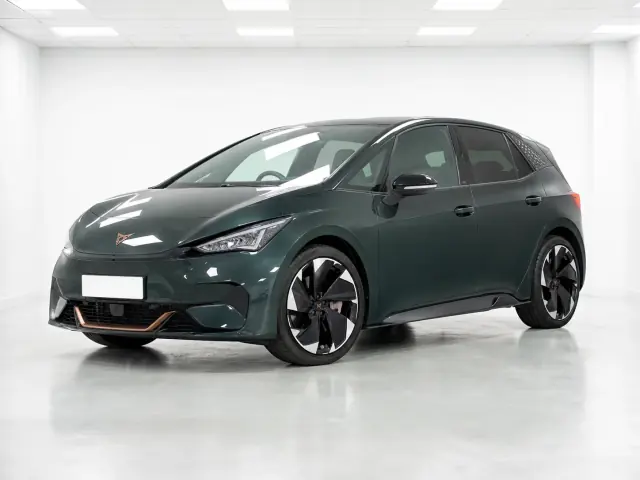 2026 Cupra Born VZ photographed from the front-left in the K-CARS showroom