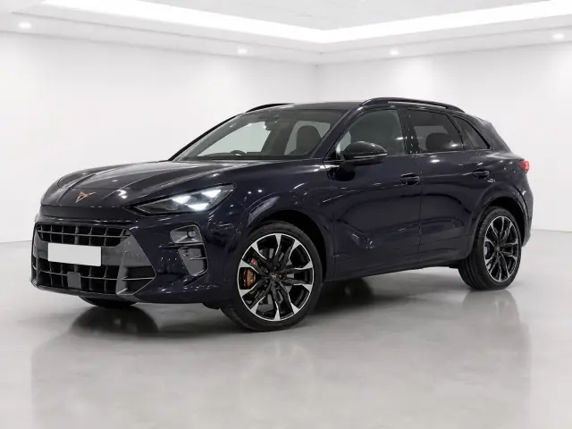 2026 Cupra Terramar VZ1 e-HYBRID DSG photographed from the front-left in the K-CARS showroom