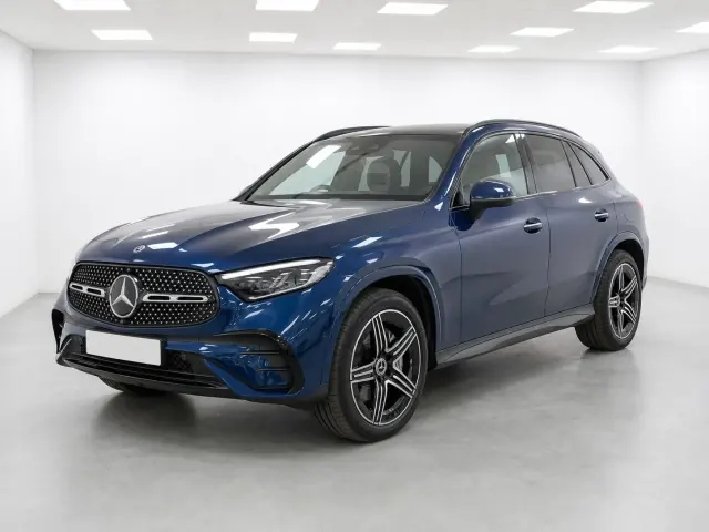 2026 Mercedes-Benz GLC GLC 300 e 4MATIC AMG Line Premium photographed from the front-left in the K-CARS showroom
