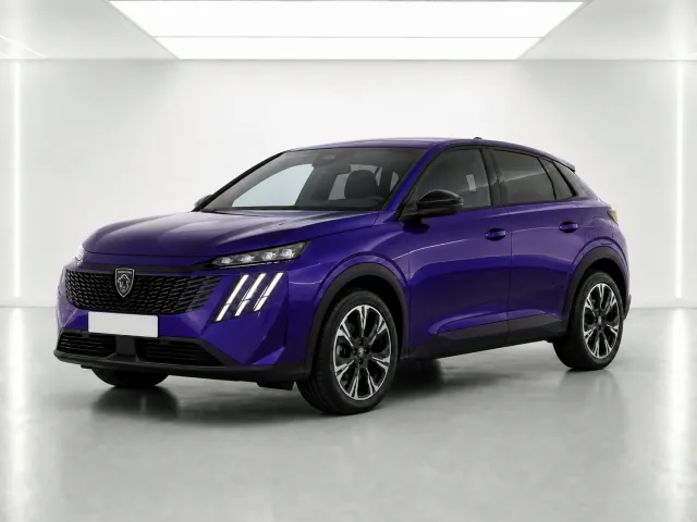 2026 Peugeot 3008 Allure Hybrid 145 photographed from the front-left in the K-CARS showroom