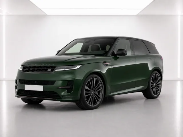 2026 Range Rover Sport Dynamic SE P460e photographed from the front-left in the K-CARS showroom