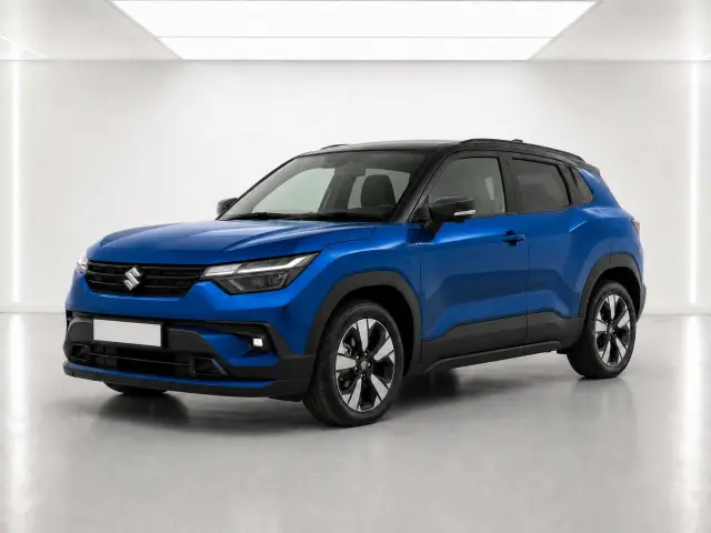 2026 Suzuki Vitara Ultra ALLGRIP photographed from the front-left in the K-CARS showroom