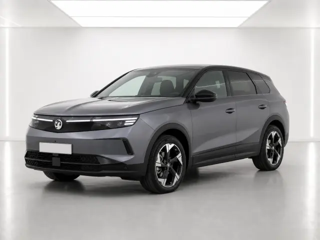 2026 Vauxhall Grandland GS Electric photographed from the front-left in the K-CARS showroom