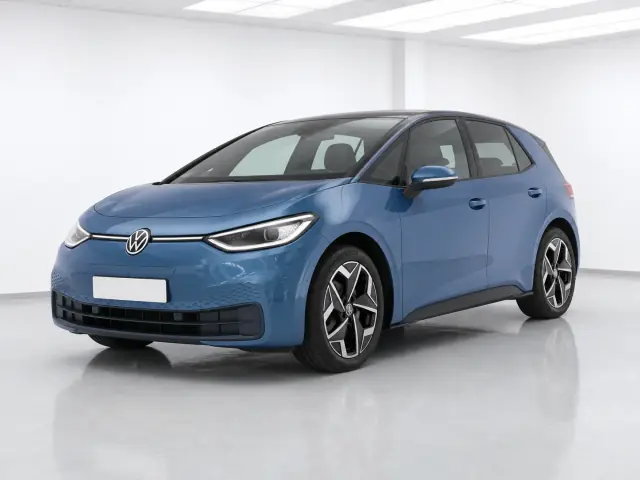 2026 Volkswagen ID.3 Pro S Match photographed from the front-left in the K-CARS showroom