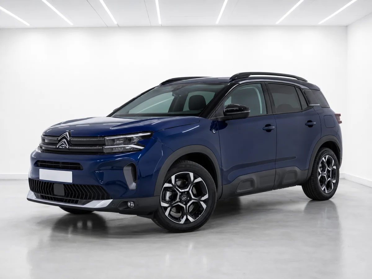 2025 Citroen C5 Aircross Max Plug-in Hybrid in a white LED showroom