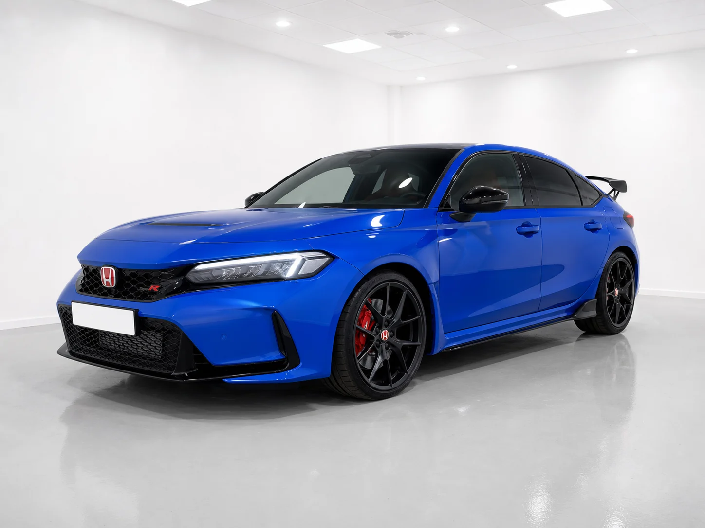 2026 Honda Civic Type R GT in a white LED showroom