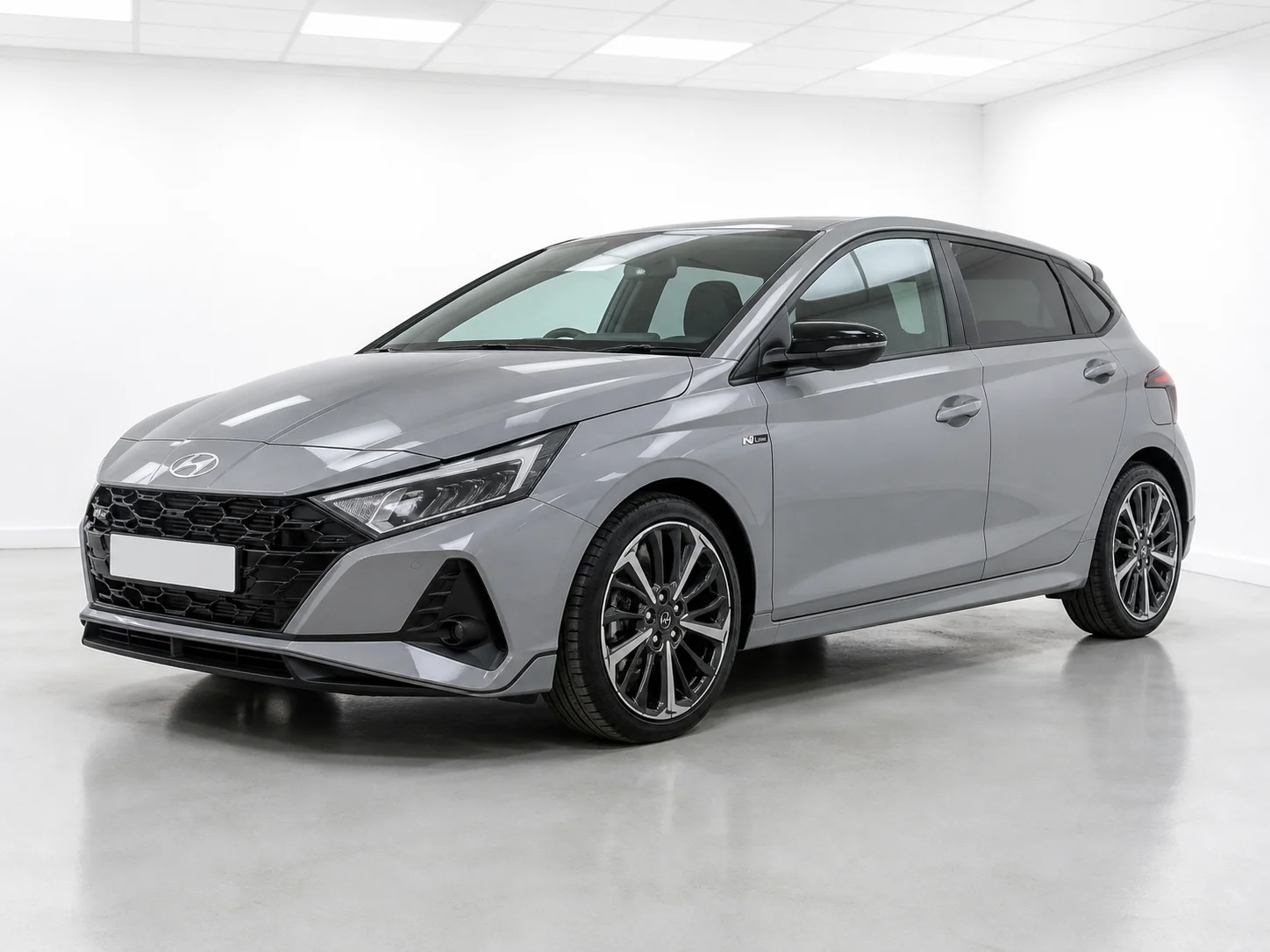 2026 Hyundai i20 N Line S in a white LED showroom