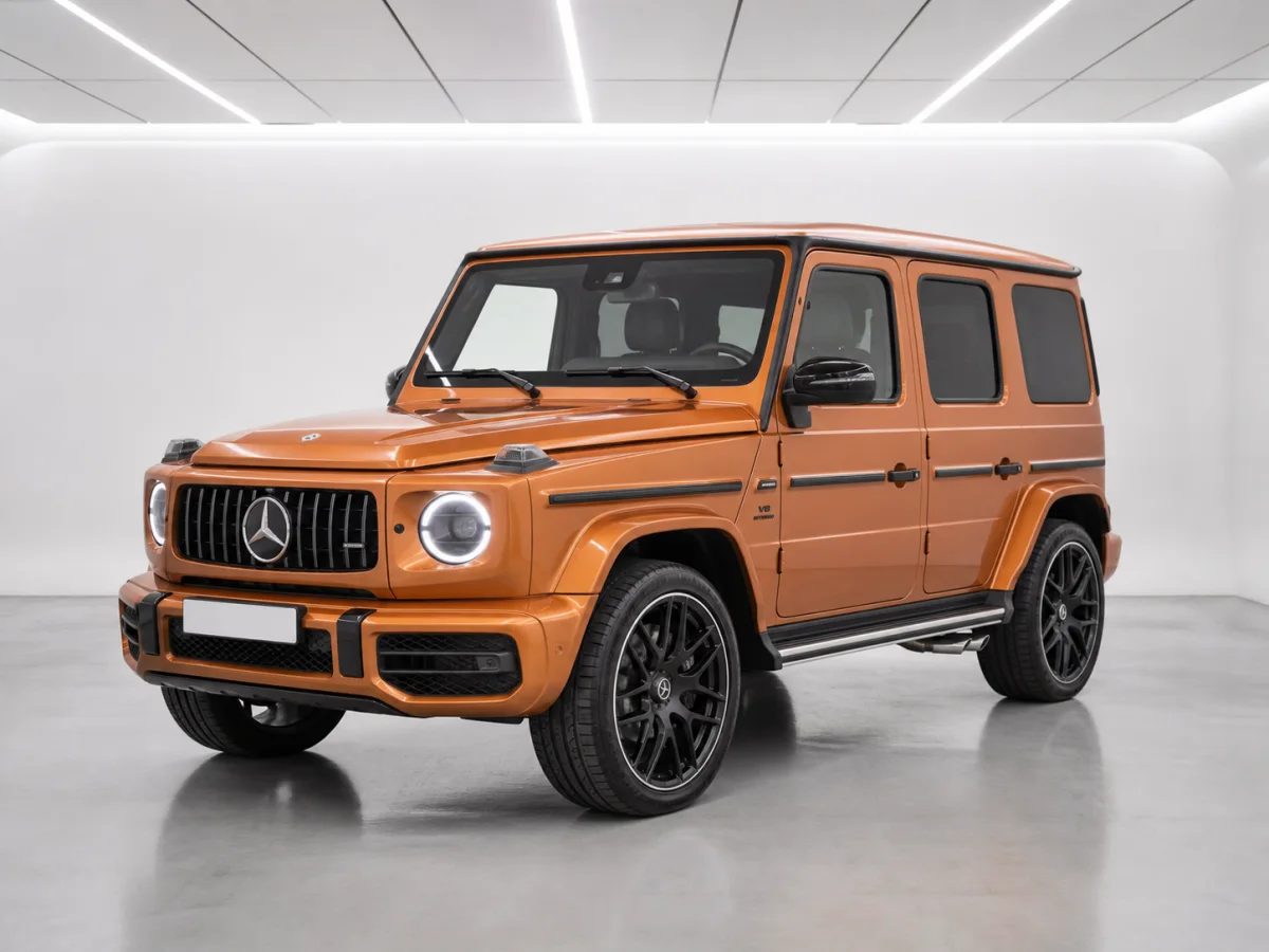 2026 Mercedes-AMG G 63 AMG Night Edition in a white LED showroom