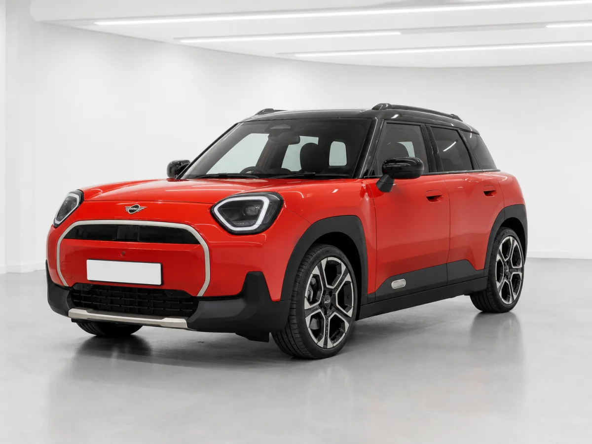2026 MINI Aceman SE Exclusive in a white LED showroom