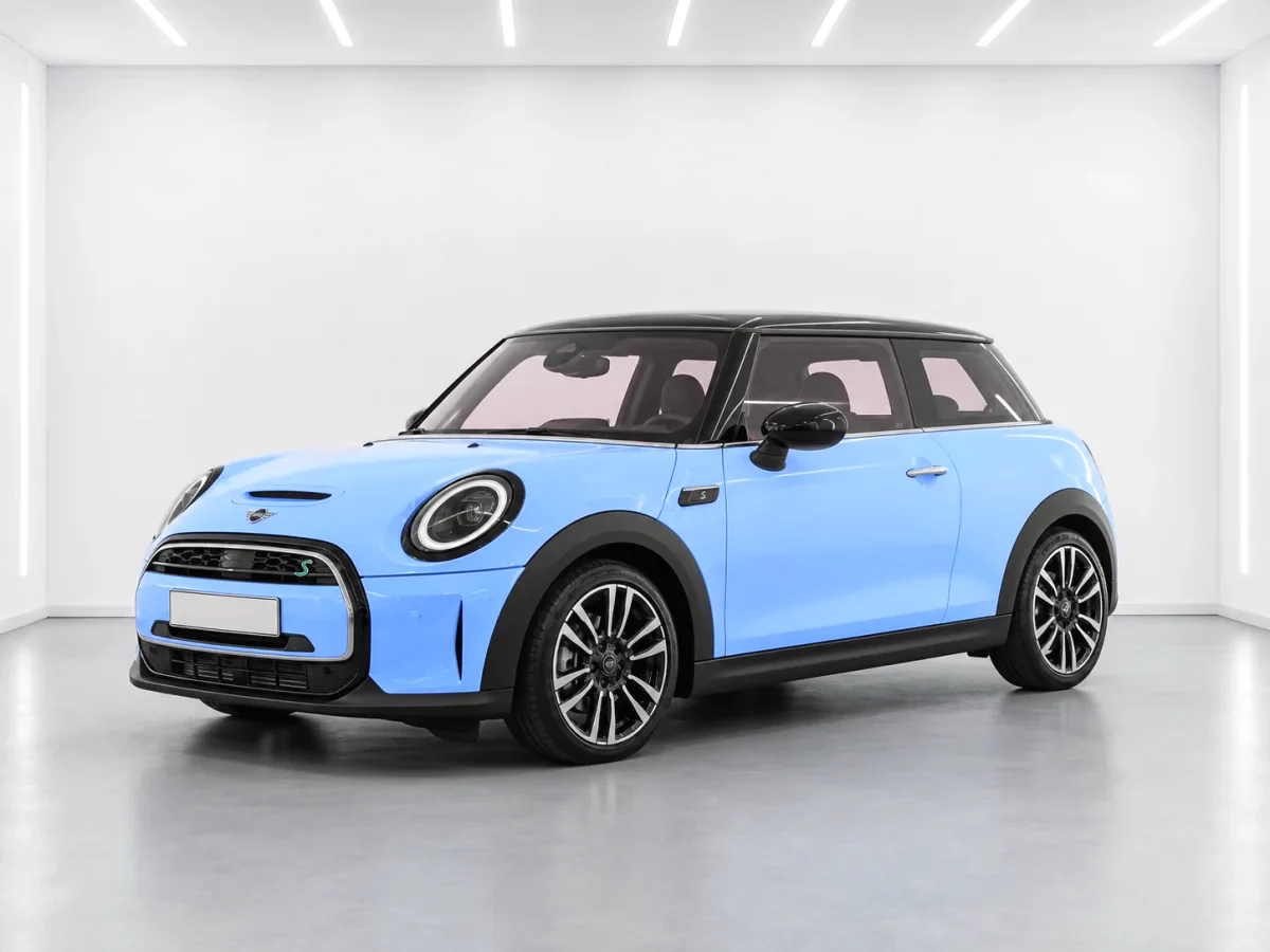 2026 MINI Cooper S Exclusive in a white LED showroom