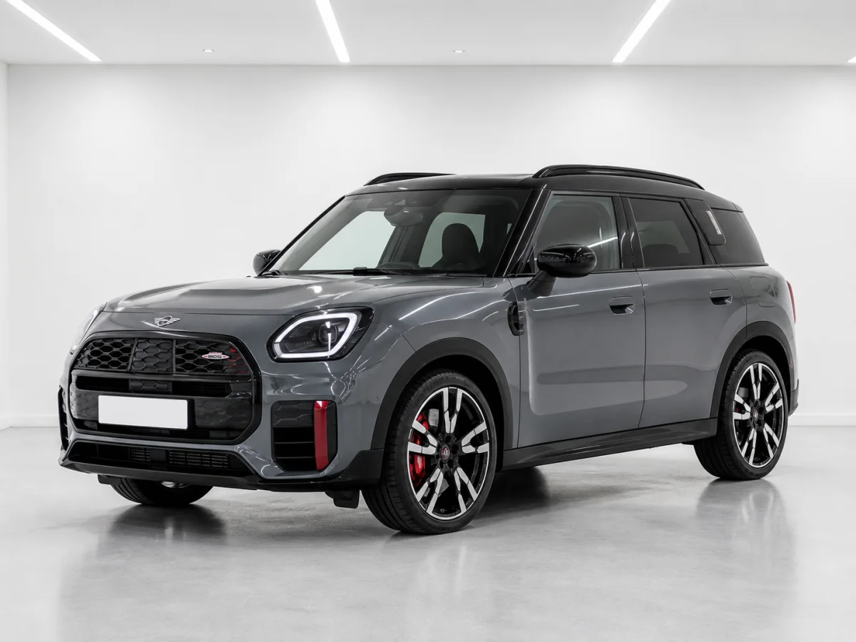 2026 MINI Countryman John Cooper Works ALL4 in a white LED showroom