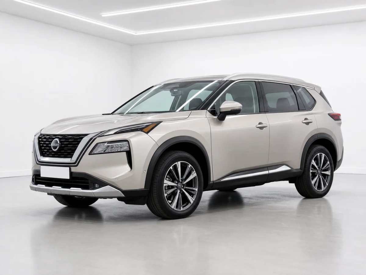2026 Nissan X-Trail Tekna e-4ORCE in a white LED showroom