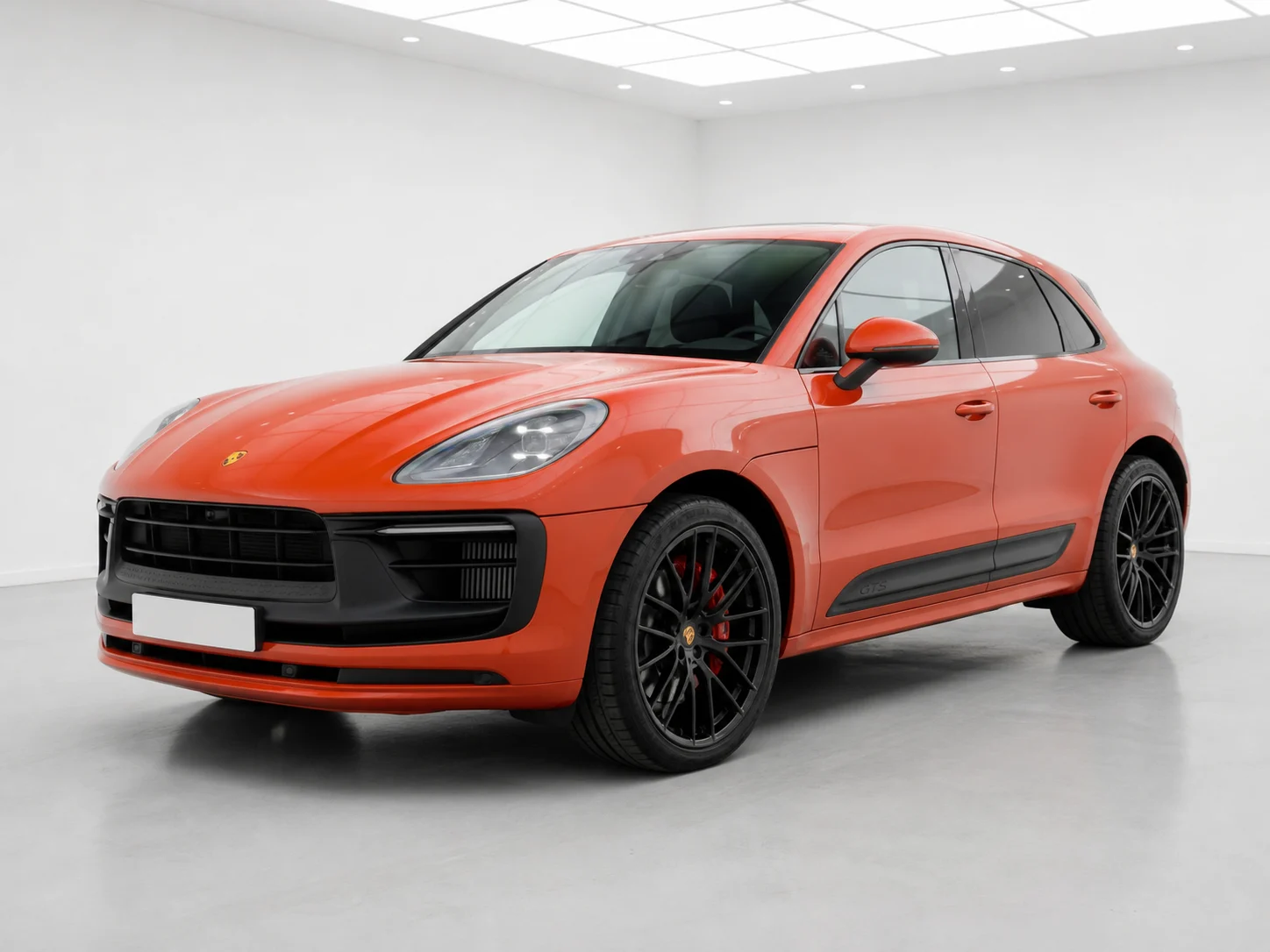 2026 Porsche Macan GTS PDK in a white LED showroom