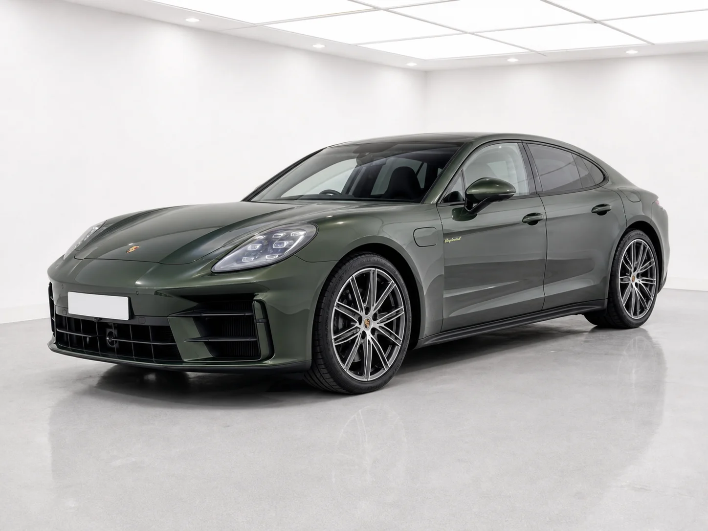 2026 Porsche Panamera 4 E-Hybrid PDK in a white LED showroom