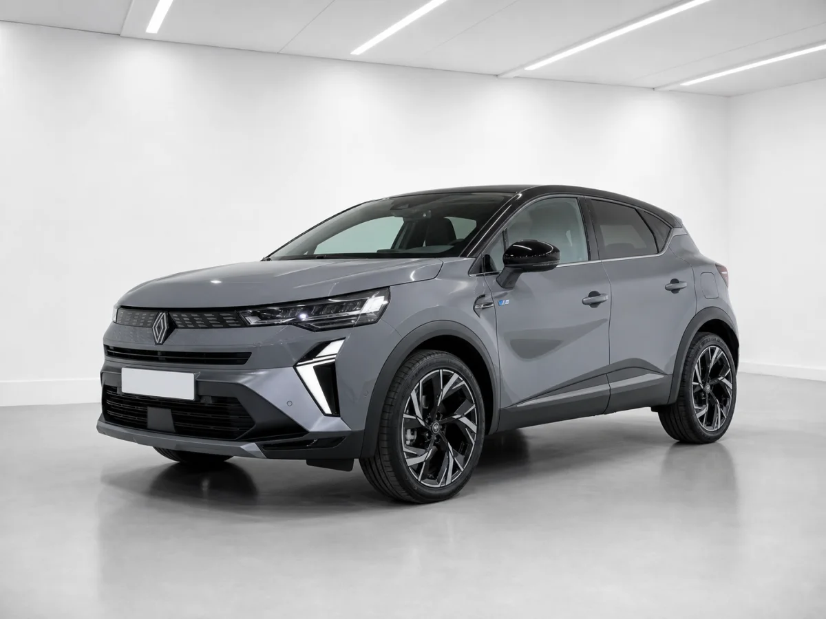 2026 Renault Captur Esprit Alpine E-Tech in a white LED showroom