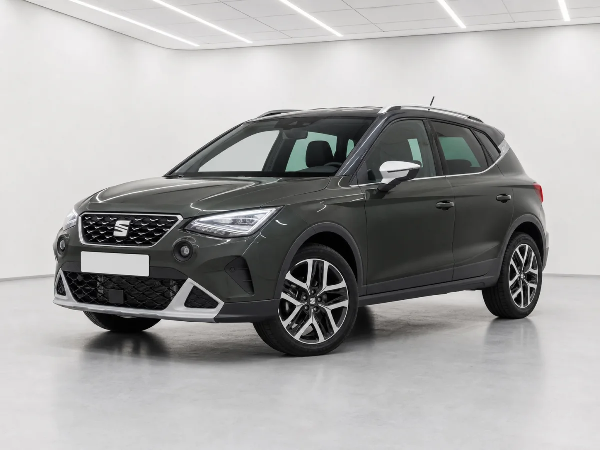2026 SEAT Arona Xperience DSG in a white LED showroom