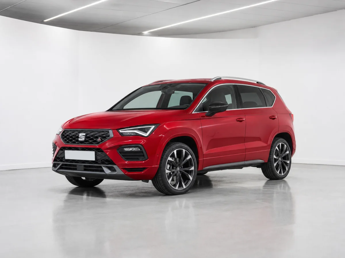 2025 SEAT Ateca FR DSG in a white LED showroom