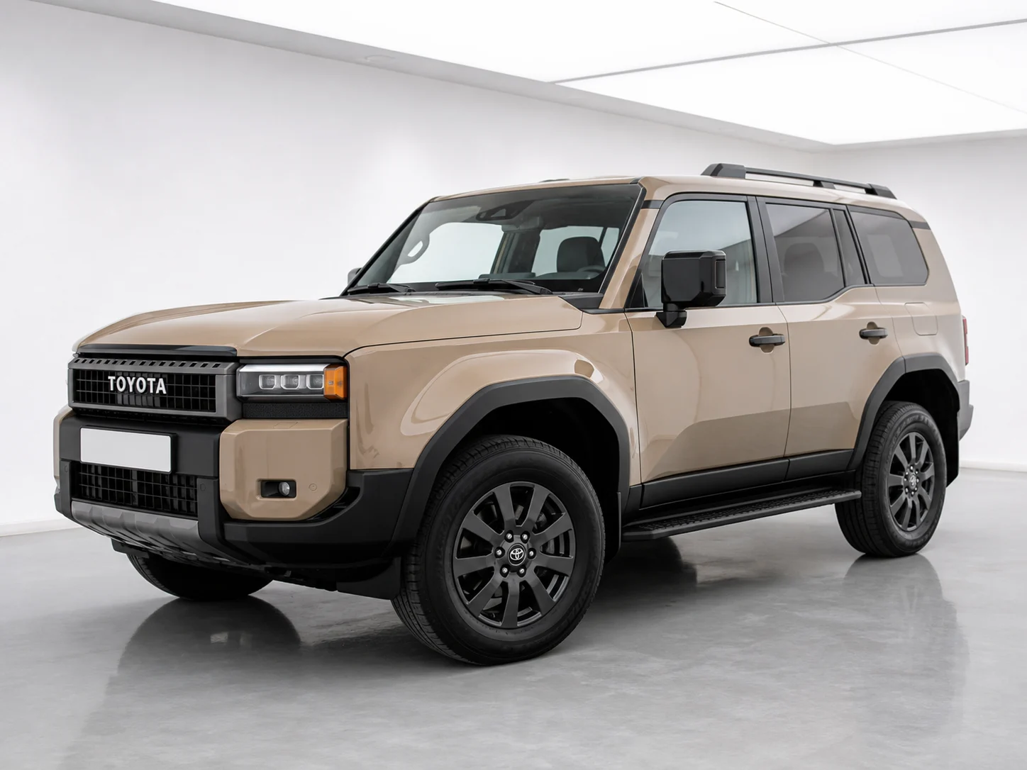 2026 Toyota Land Cruiser Invincible in a white LED showroom