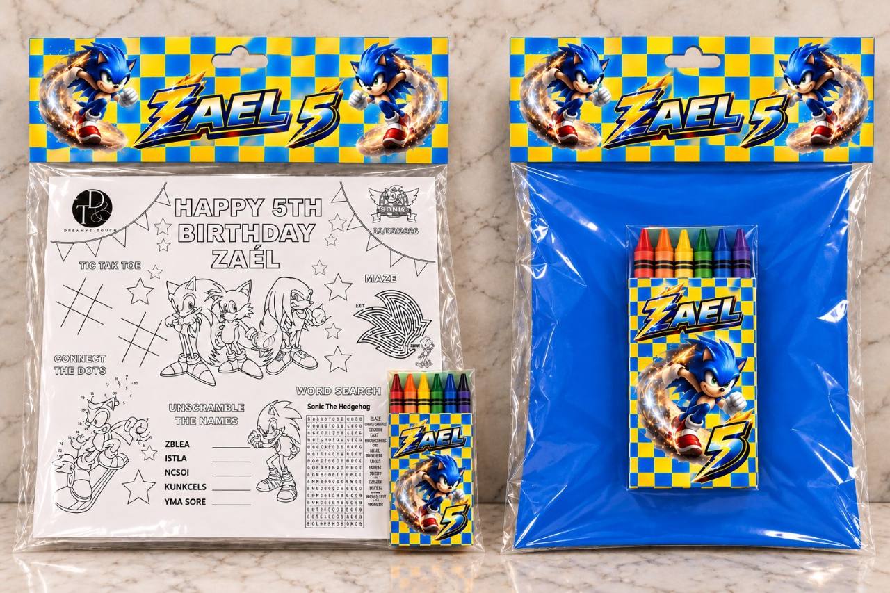 Character theme Personalised A4 Colouring & Activity Pack