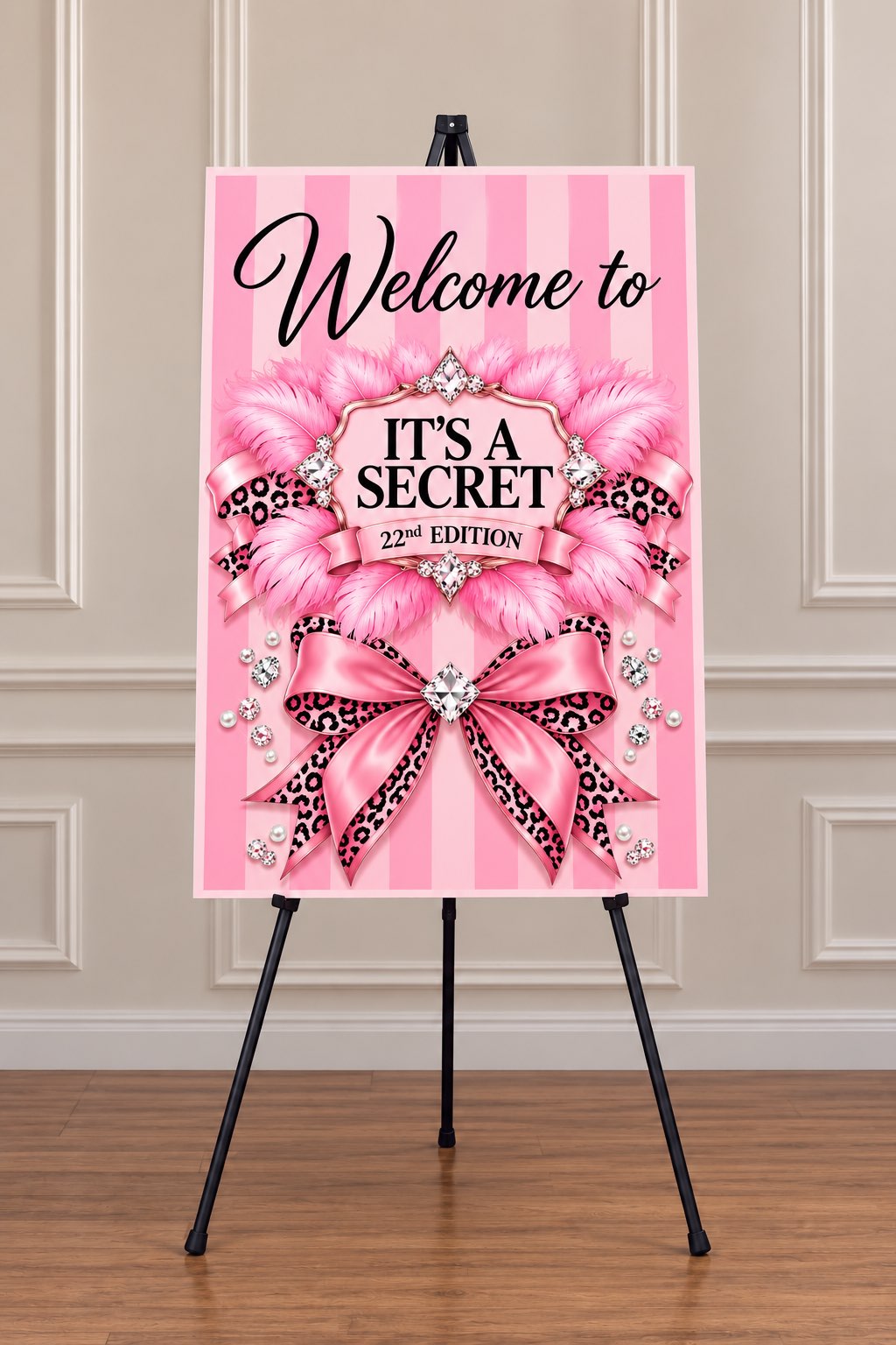 A2 Personalised Welcome Sign