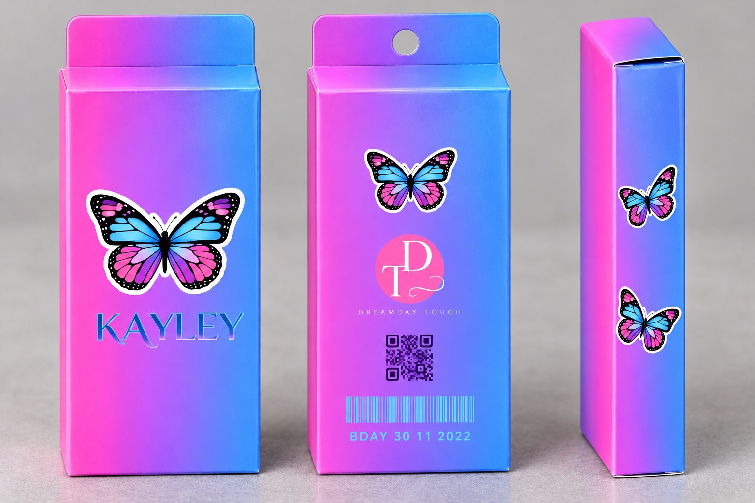 Butterfly Personalised Treat Boxes