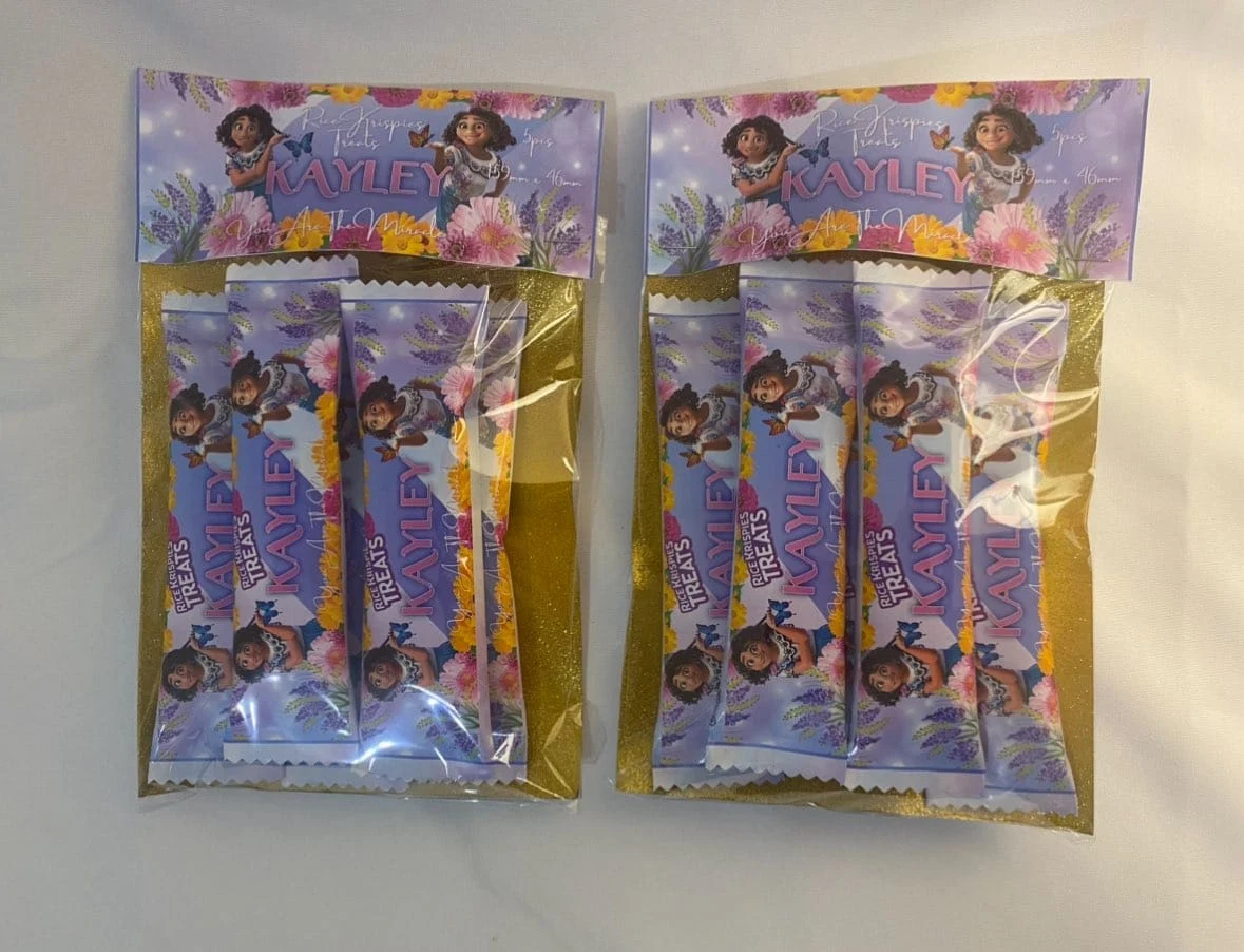 Personalised chocolate wrappers